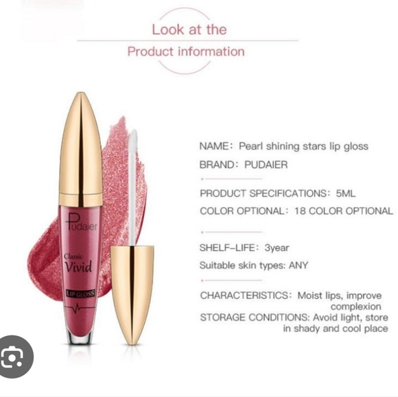 Diamond glitter metallic matte lip set - Picture 5 of 7